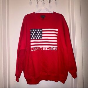 Vintage Limited Jeans 95 Sweathirt with American Flag